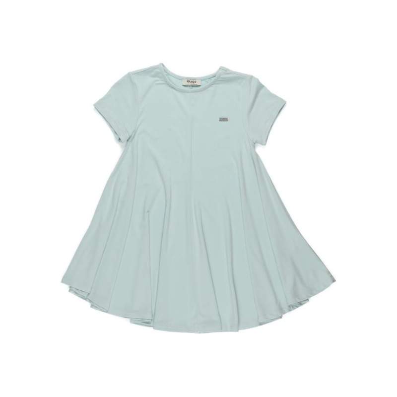 Girls Crew Neck Short Sleeve Dress