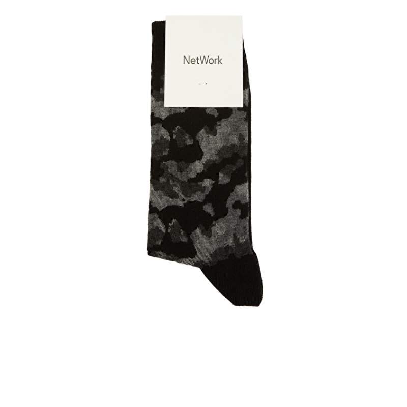 Black Navy Blue Men's Socks