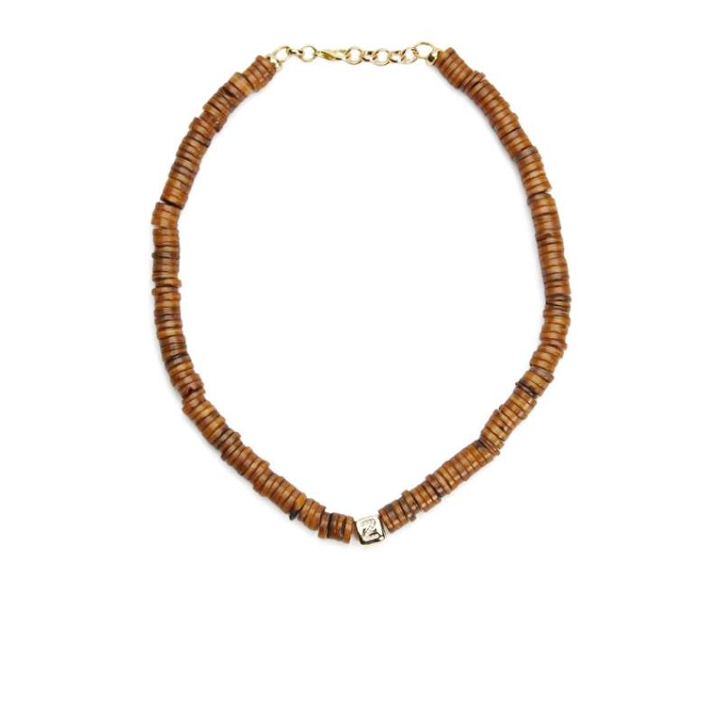 Brown Beaded Women's Necklace