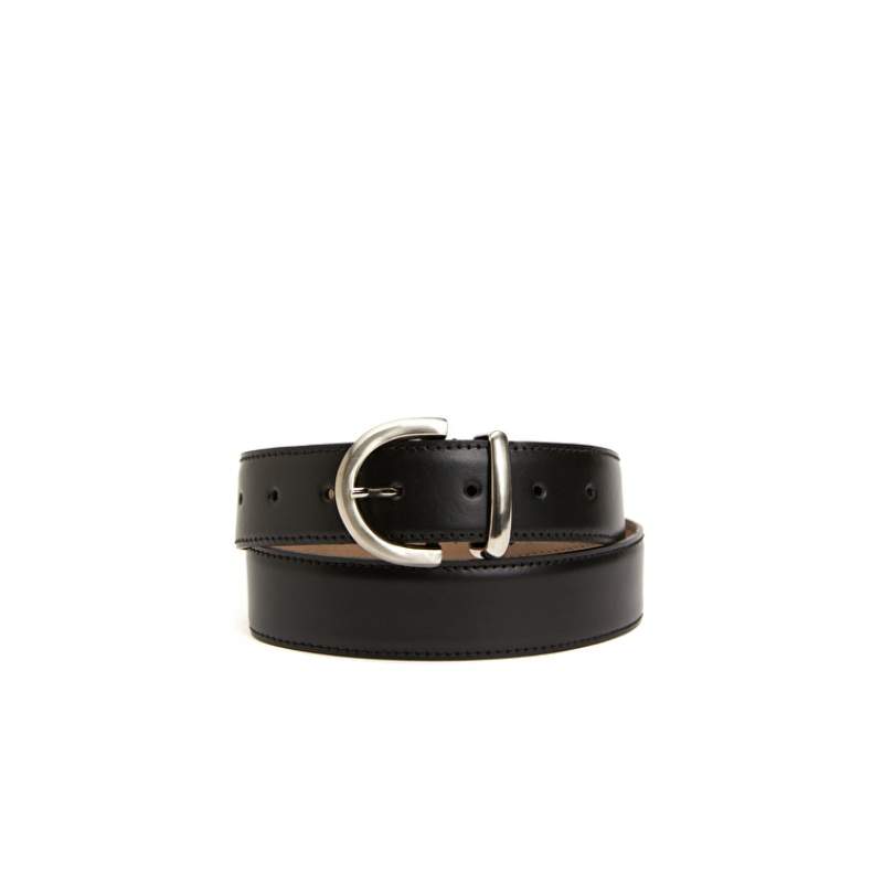 Black Womens Leather Belt