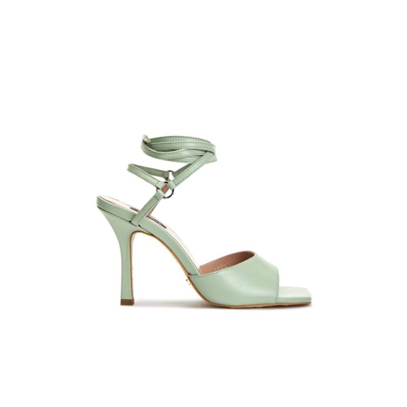 Green Womens Leather Sandals Green Womens Leather Sandals