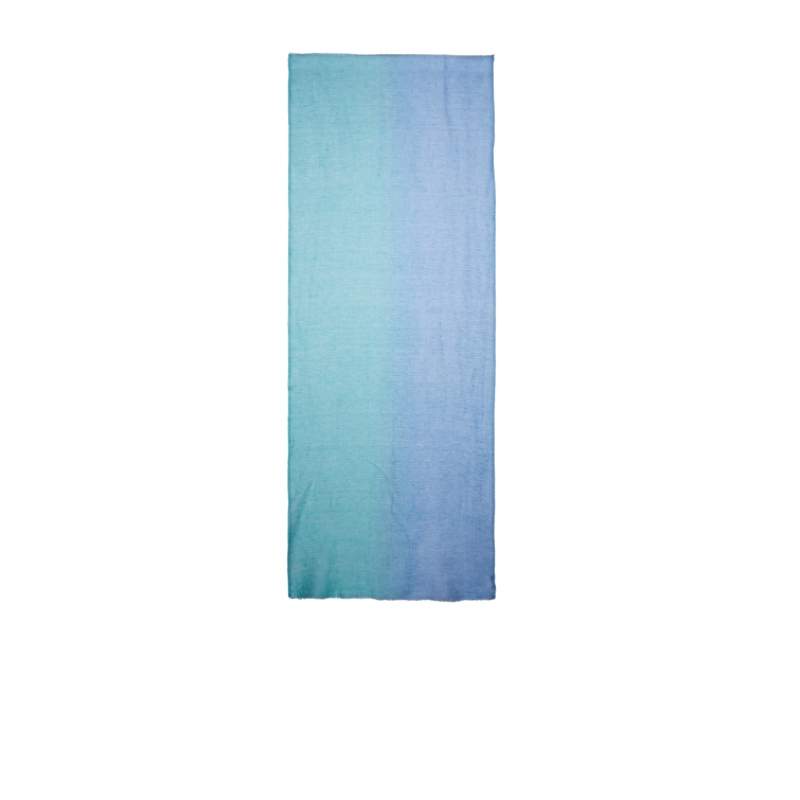 Green Blue Gradient Mens Linen Shawl Green Blue Gradient Mens Linen Shawl