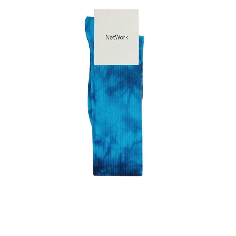 Navy Blue Patterned Men's Socks