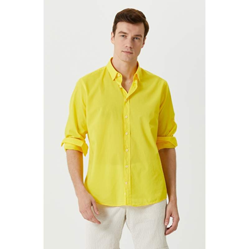 Comfort Fit Yellow Shirt