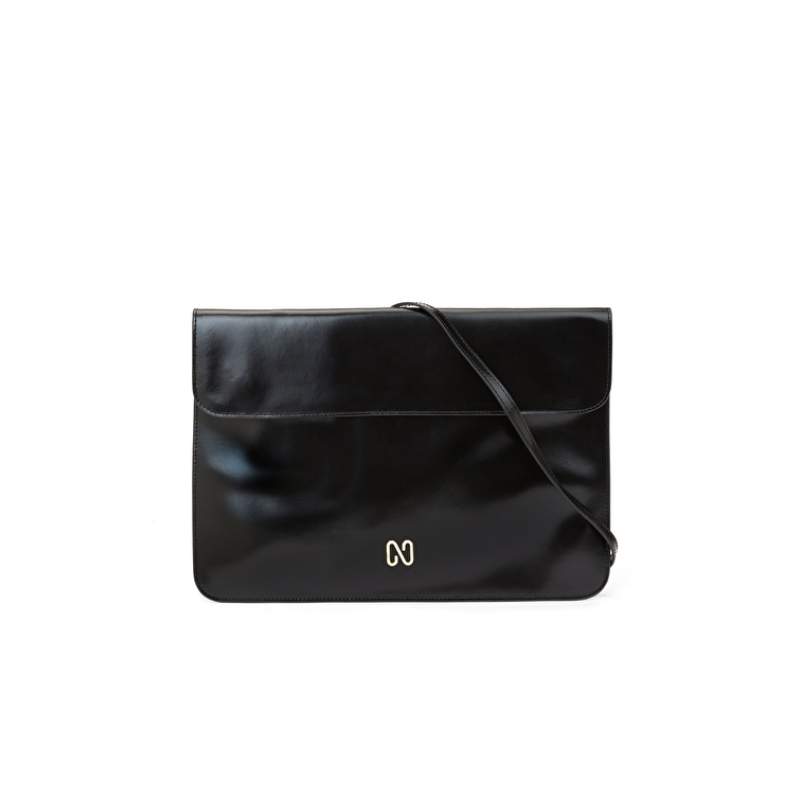 Black Women's Leather Clutch