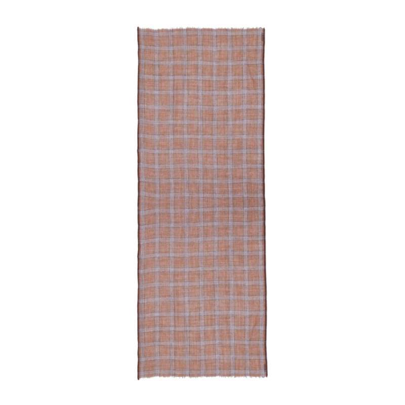 Brown Men's Wool Shawl