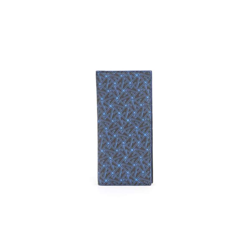 Monogram Black Navy Blue Portfolio Monogram Black Navy Blue Portfolio