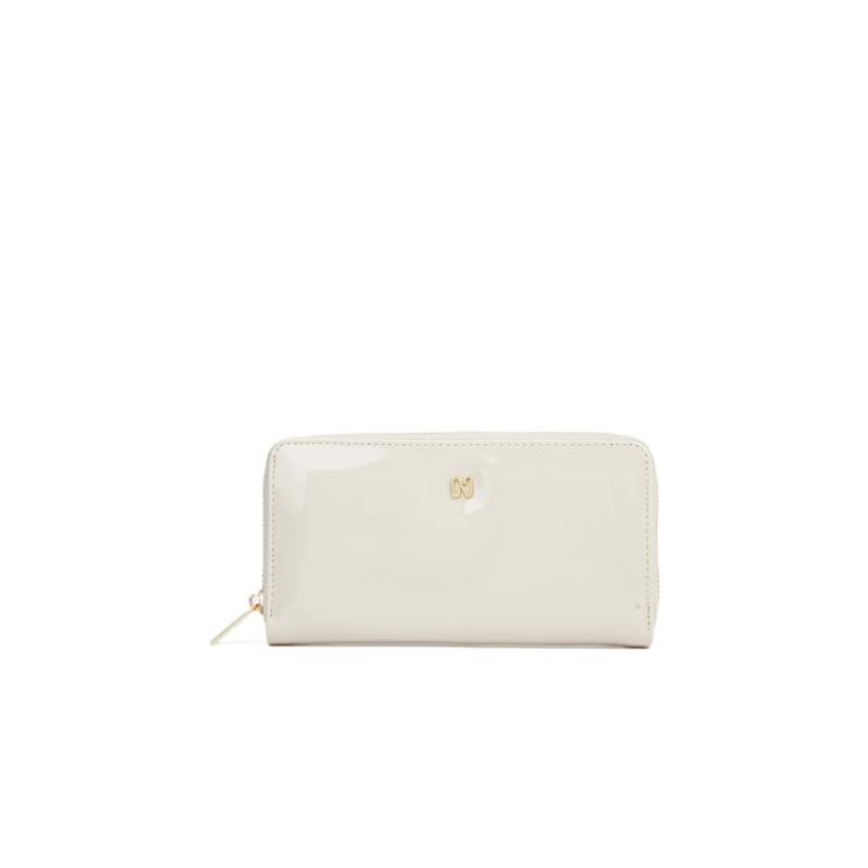 Beige Womens Leather Wallet