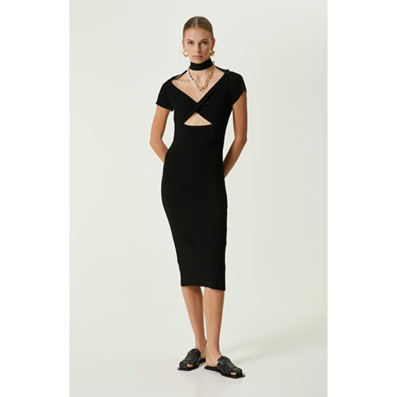 Black Knitwear Dress Black Knitwear Dress