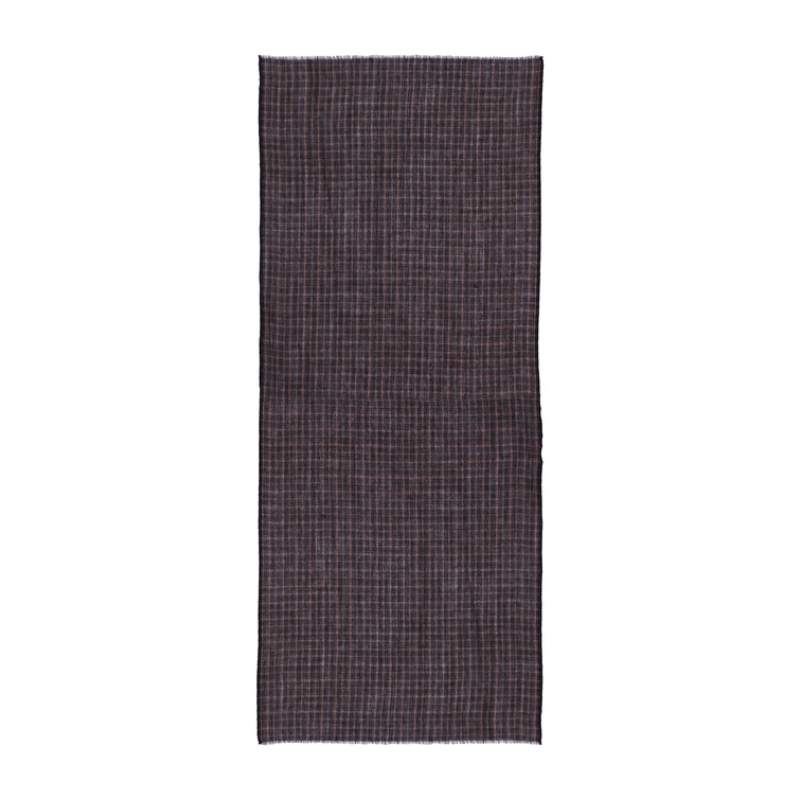 Brown Plaid Men's Wool Shawl