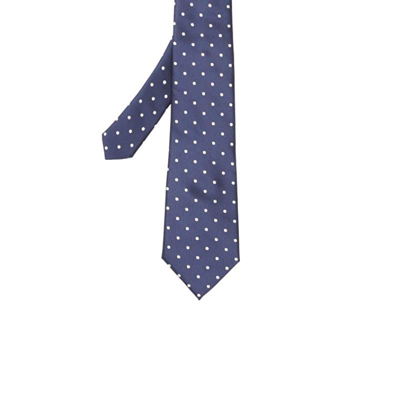 Navy Blue Wool Tie