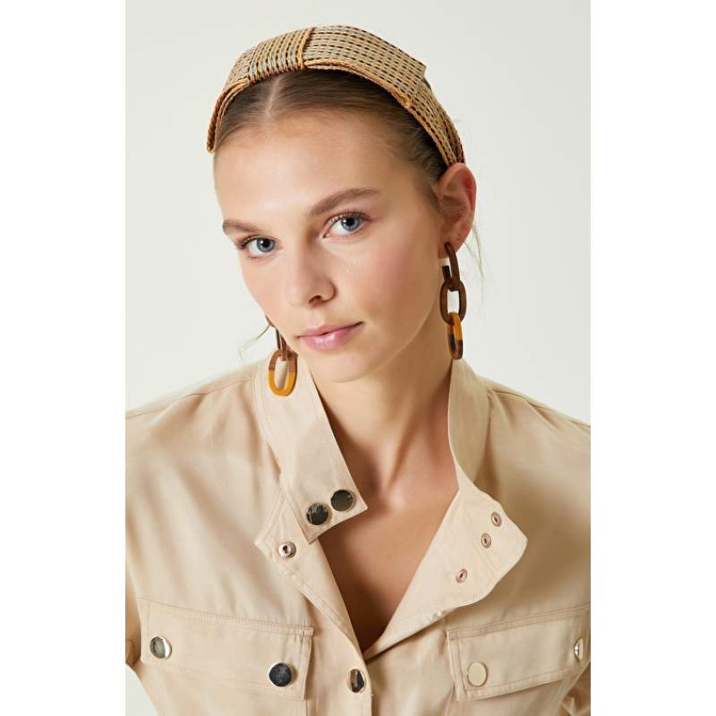 Beige Women's Crown
