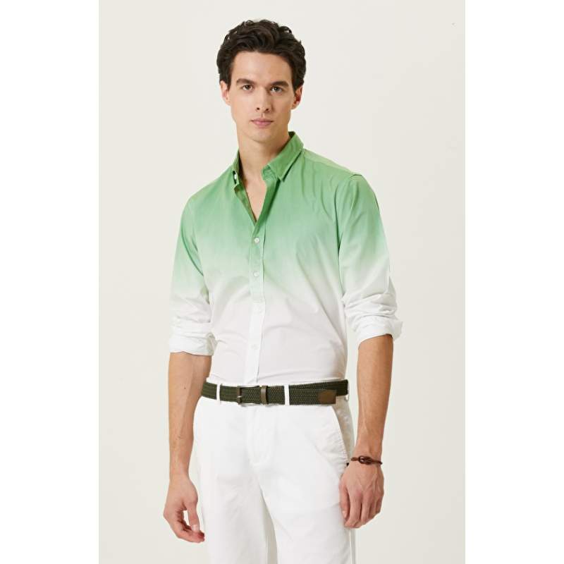 Green Long Sleeve Shirt