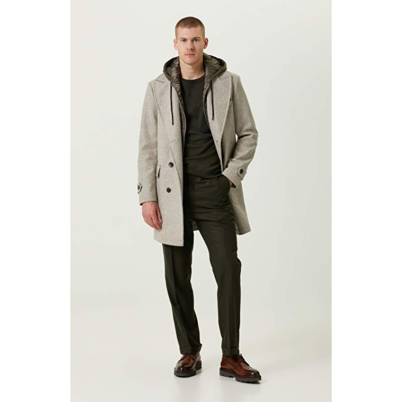 Double Leg Khaki Trousers