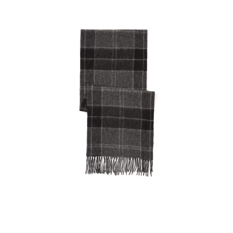 Gray Men's Wool Scarf