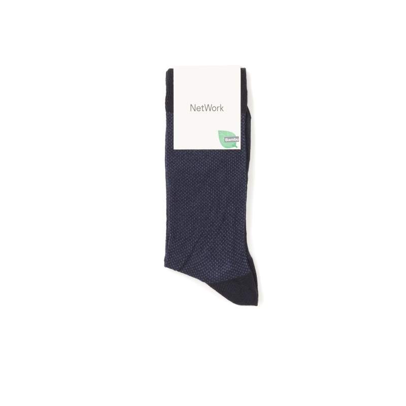 Navy Blue Mens Bamboo Socks