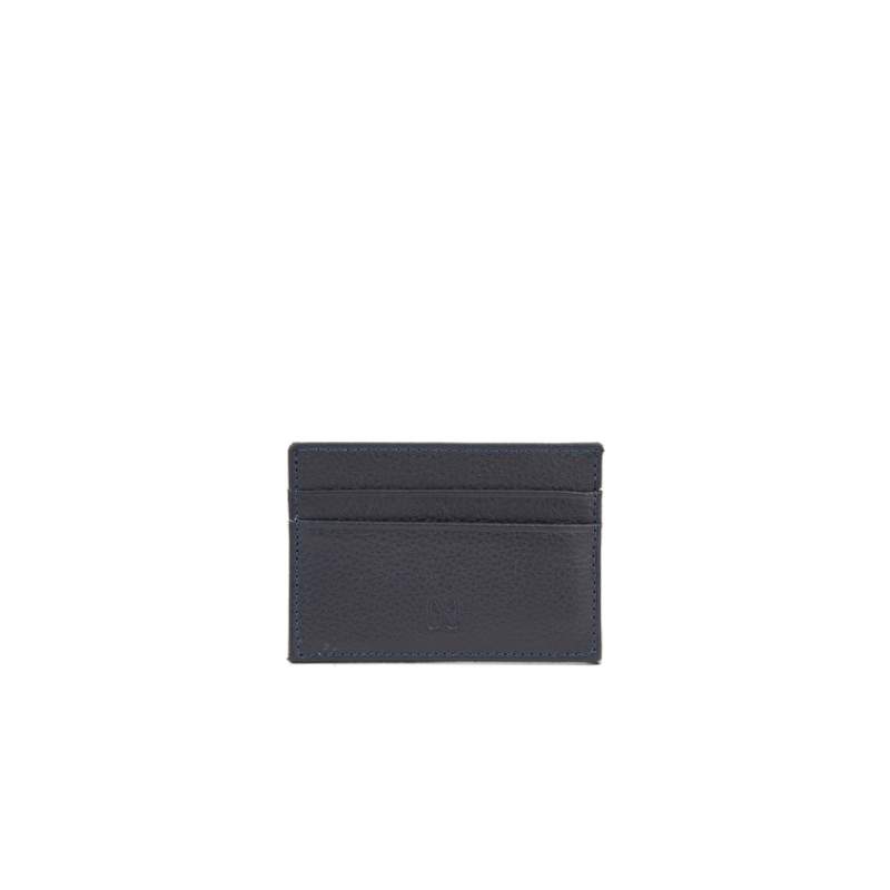 Navy Blue Mens Leather Card Holder Navy Blue Mens Leather Card Holder
