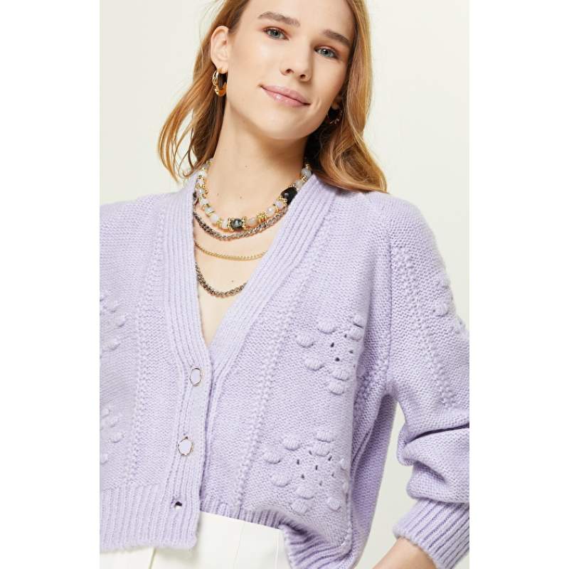 Lilac Cardigan