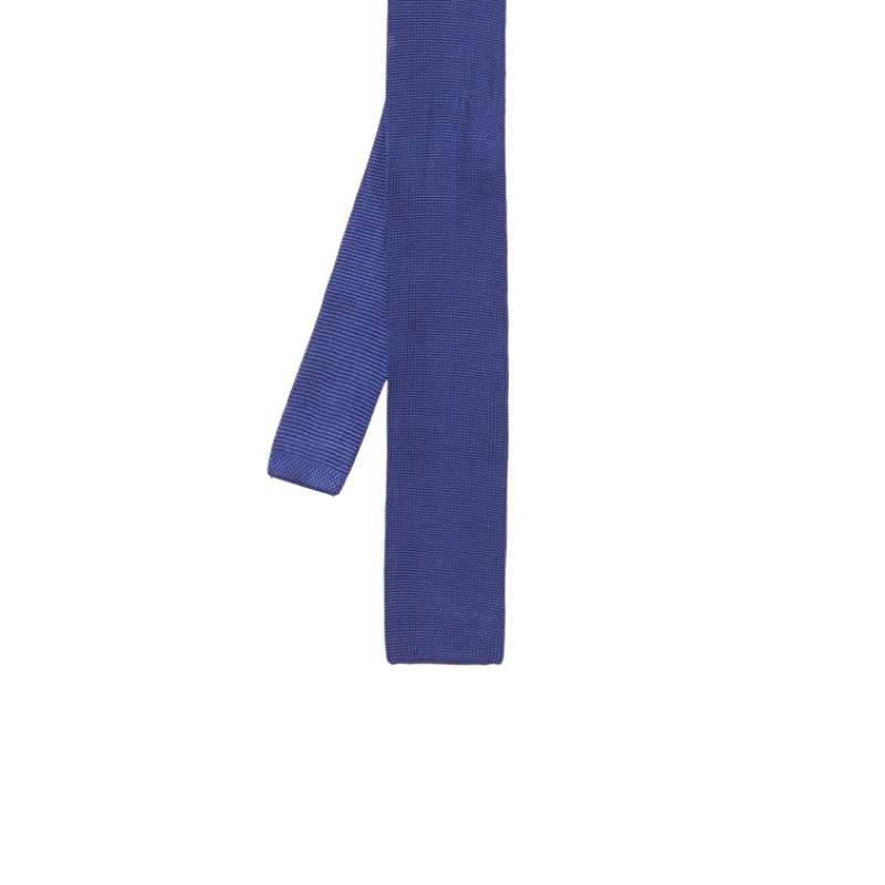 Navy Blue Silk Tie