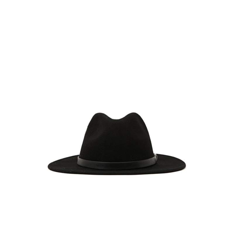 Black Men's Wool Hat