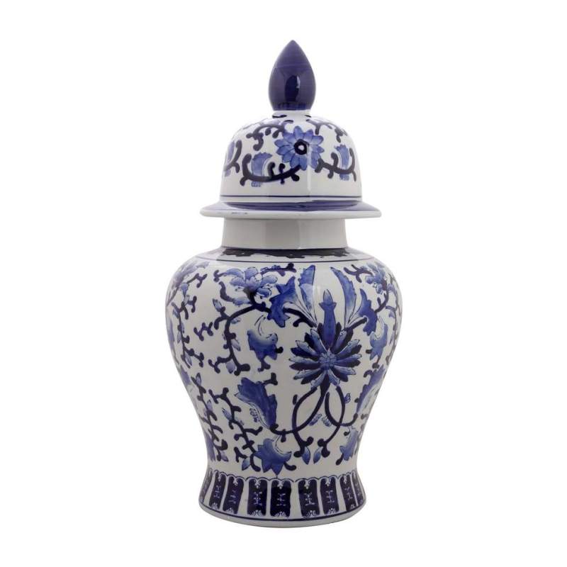 VAKKO BLEU BLANC VASE