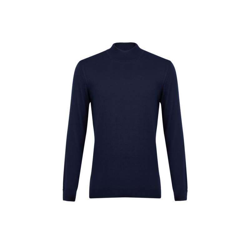 VAKKO DARK NAVY BLUE KNITWEAR