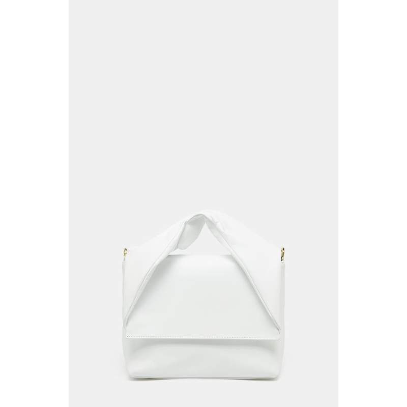 Vakko WHITE LEATHER BAG