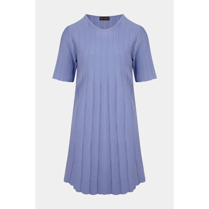 Vakko BLUE WICKED DRESS
