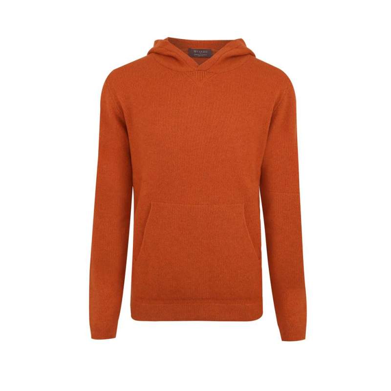VAKKO by DANIELE FIESOLI Cinnamon HOODED KNITWEAR