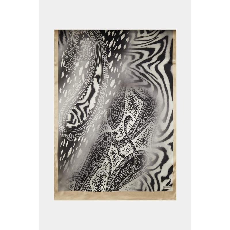 Vakko PATTERNED SILK SHAWL