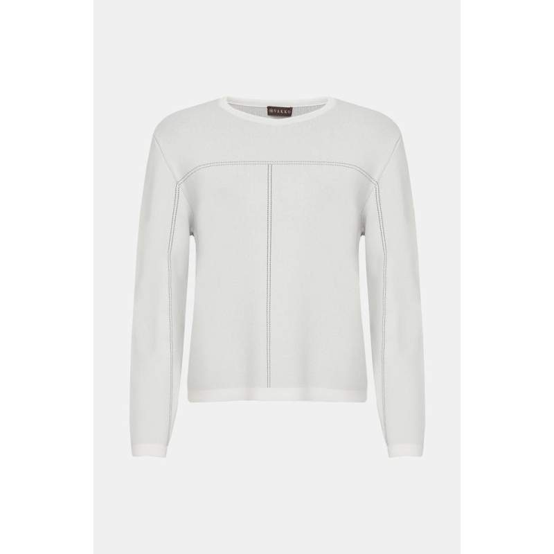 Vakko EKRU KNITWEAR SWEATER Vakko EKRU KNITWEAR SWEATER
