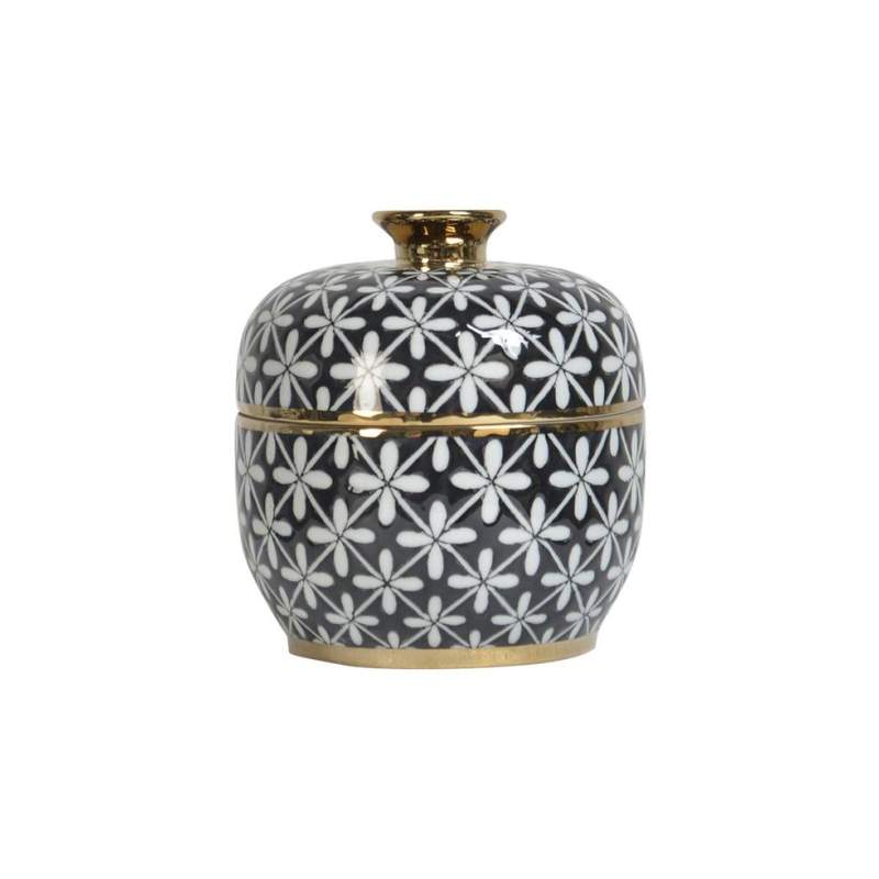 VAKKO PORCELAIN LID VASE