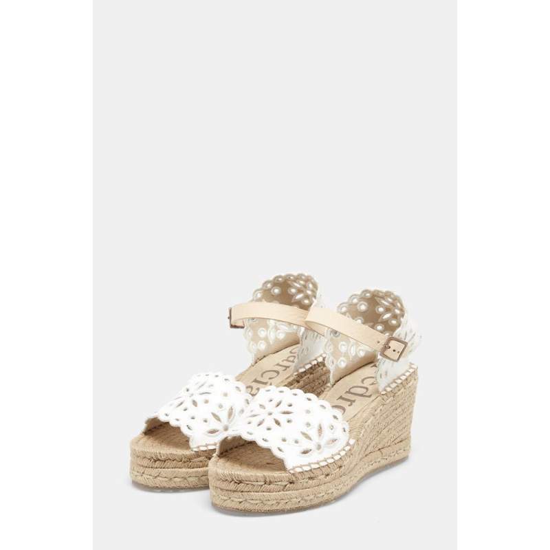 Pedro Garcia WHITE FILLED HEEL SHOES Pedro Garcia WHITE FILLED HEEL SHOES