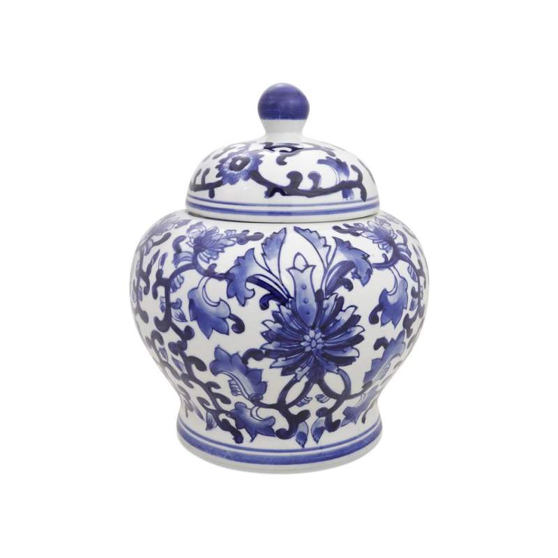 VAKKO BLEU BLANC VASE