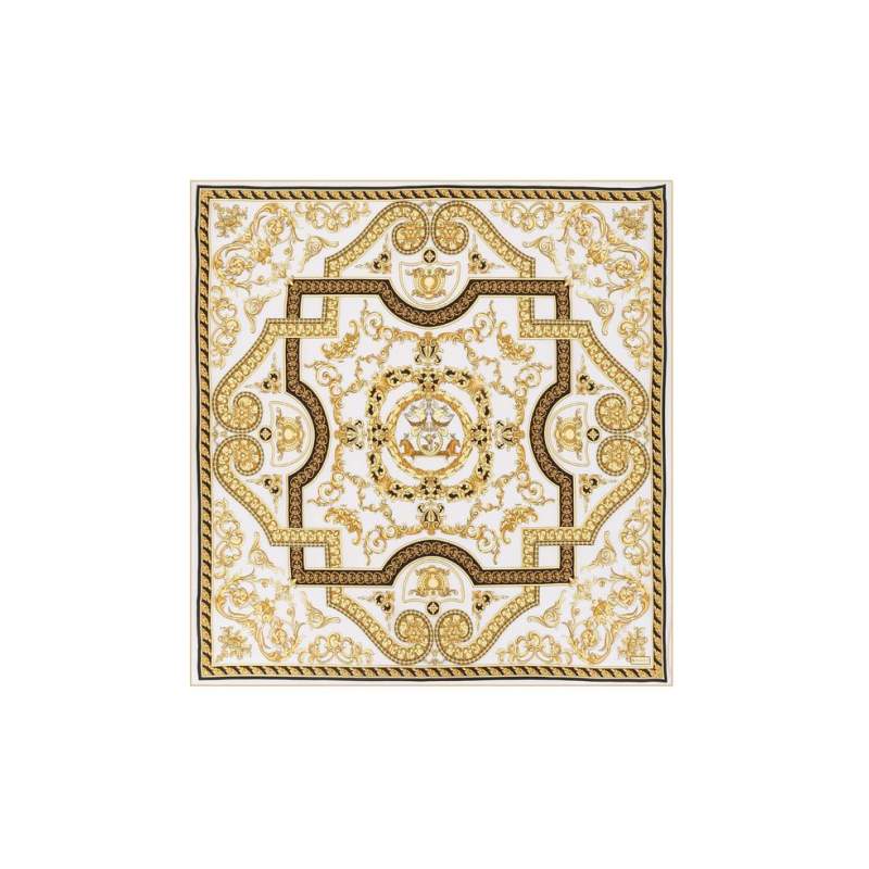 VAKKO BAROQUE PATTERNED SILK VISCOSE SCARF