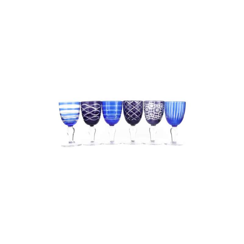 VAKKO 6 CRYSTAL WINE GLASS SET