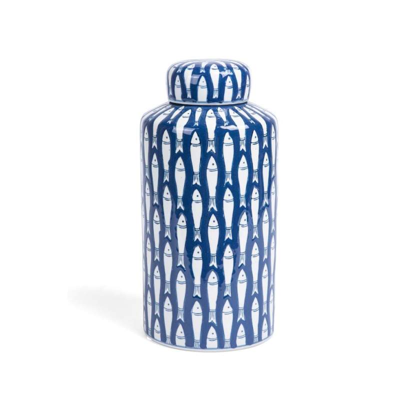 Vakko FISH PATTERNED VASE