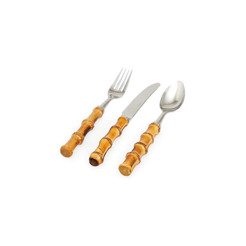 Vakko BAMBOO SILVER 6-PIECE DINNER SET
