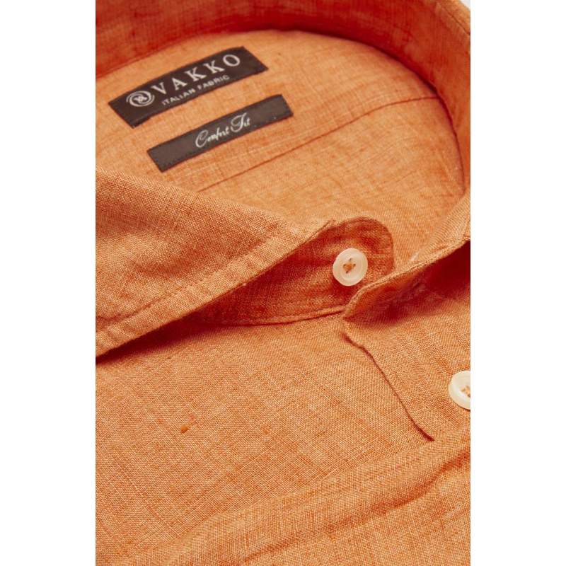 Vakko LINEN SPORTS SHIRT