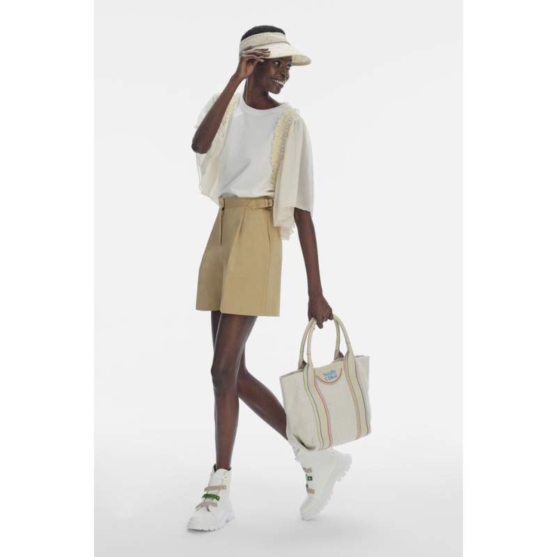 See By Chloé WHITE SLEEVES TULLE BLOUSE