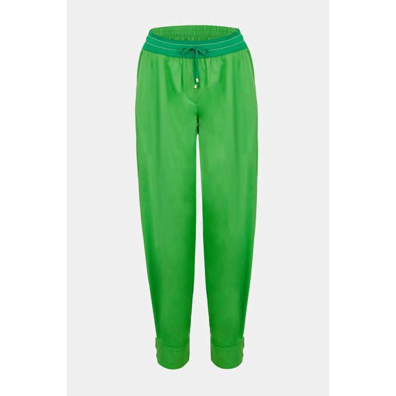 Lorena Antoniazzi GREEN WAIST TROUSERS
