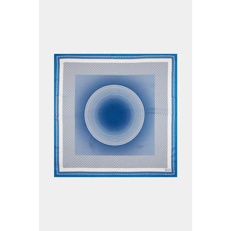 Vakko STRIPED SILK SCARF