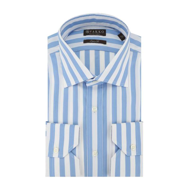 VAKKO STRIPED CLASSIC SHIRT