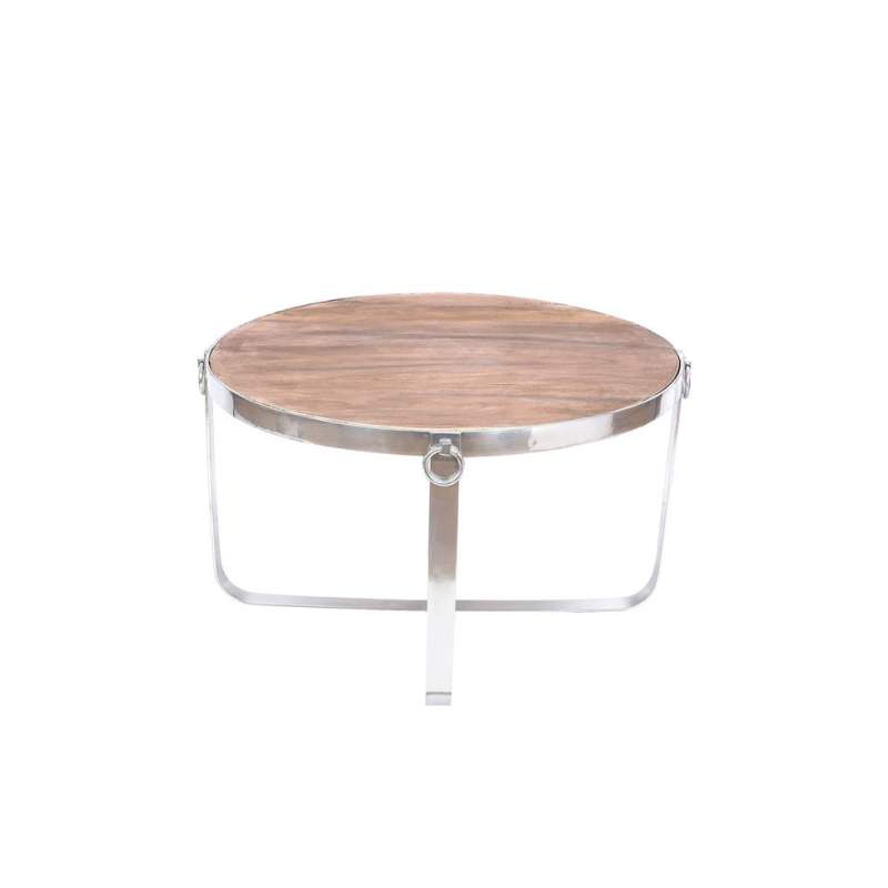 VAKKO SILVER LEG WOODEN TABLE