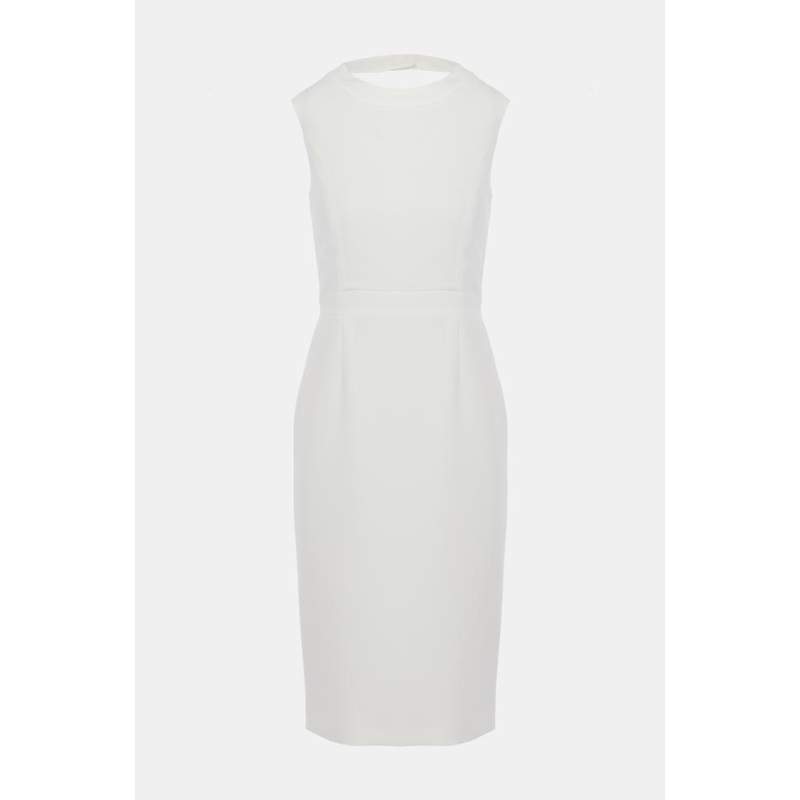 Vakko ECRU MIDI DRESS