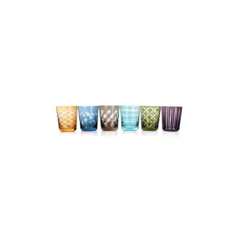 VAKKO 6 CRYSTAL WATER GLASS SET