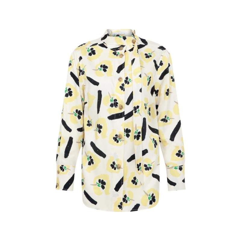 REJINA PYO PRINTED LONG SHIRT