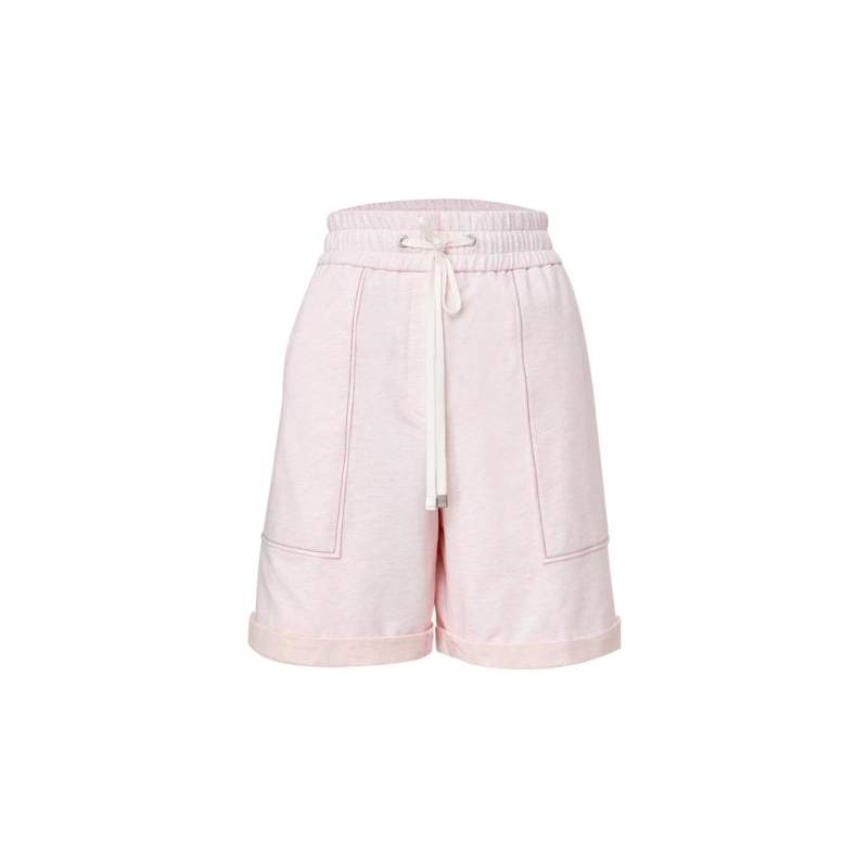 Vakko PINK HIGH WAIST SHORTS
