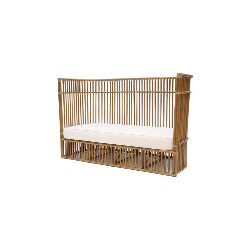 VAKKO BAMBOO 3 SEAT SOFA