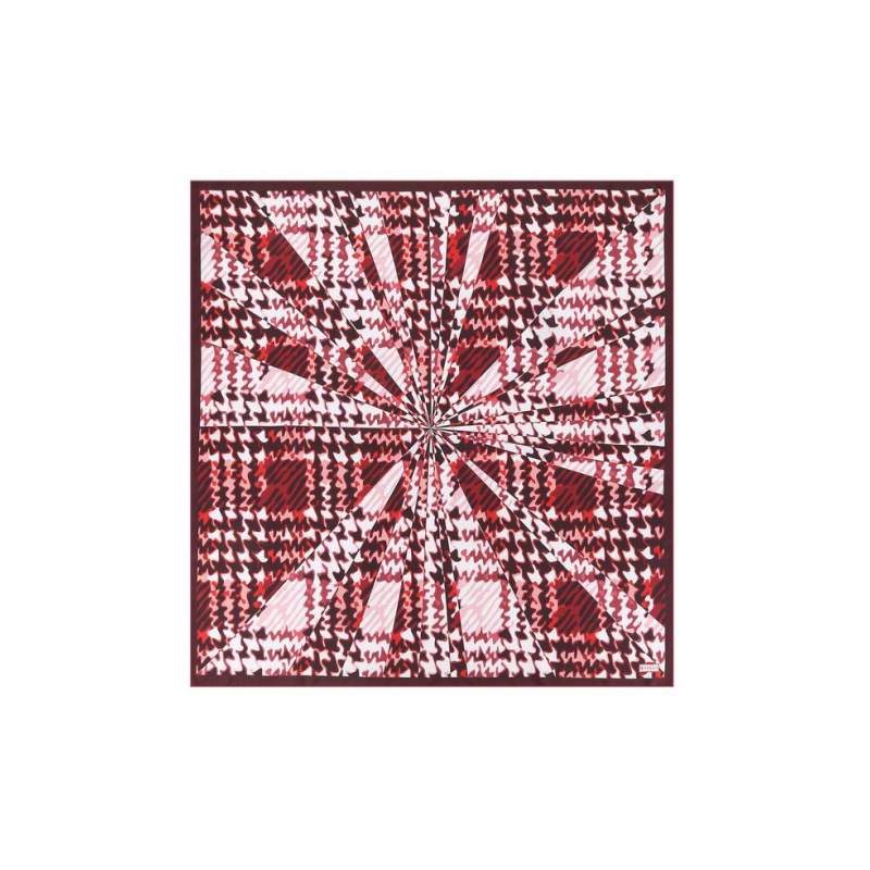 VAKKO SWEATER PATTERNED SILK SCARF